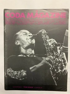 Excellent Coda Jazz Magazine April/May 1989 Frank Foster Morgan Cedar Walton 9A4 - Picture 1 of 2