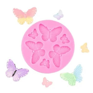 Silicone New Style Butterfly Butterflies Fondant Sugarcraft Mould Clay Resin - Picture 1 of 2