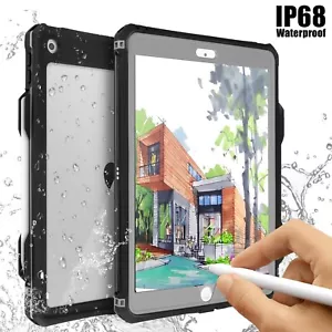 For iPad 9th 8th 7th Gen 10.2" Case Waterproof Shockproof Heavy Duty Cover Stand - Picture 1 of 12