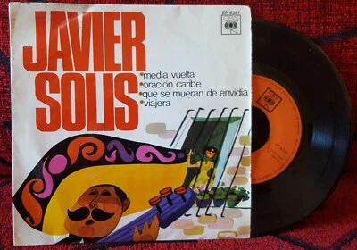 JAVIER SOLIS **Media Vuelta** VERY RARE 1967 Spain 4-TRACK EP 7" Single - Image 1 of 4