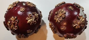 Heavy 6 inchnchDecorative Ornament Balls - Picture 1 of 9