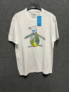 Original Penguin White T-Shirt Medium TD042 GG 02 - Picture 1 of 6