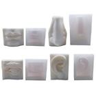 DIY Handmade Mould Ear Mouth Eye Nose Candle Mould Plaster Resin Casting Craft