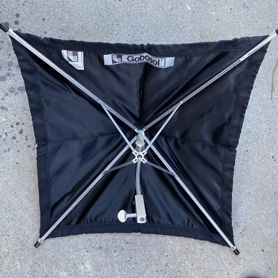 Larson черный Gobosol 20 «квадратный зонт полный с кронштейном, зажим и сумка - Изображение 1 из 4