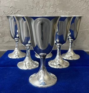 Calice internazionale in argento sterling P661 set di 6 - Foto 1 di 18