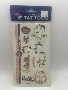 New Old Stock New York Mets Temporäre Tattoos UVP 4,99 $ - Bild 1 von 2
