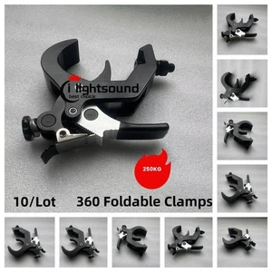 10PC new Light hook load 250kg Aluminium quick lock Stage DJ Light Truss Clamp - Picture 1 of 7