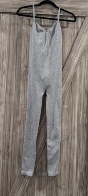 Sujetador incorporado Hatch XS Body Rib Unitard en gris melange Atleisure Comfort Relax Foto 1 de 4