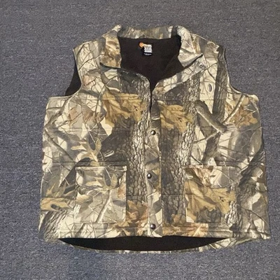 Camo Hunting Vest with Snap/Zip Closure 2XL - Image 1 of 4