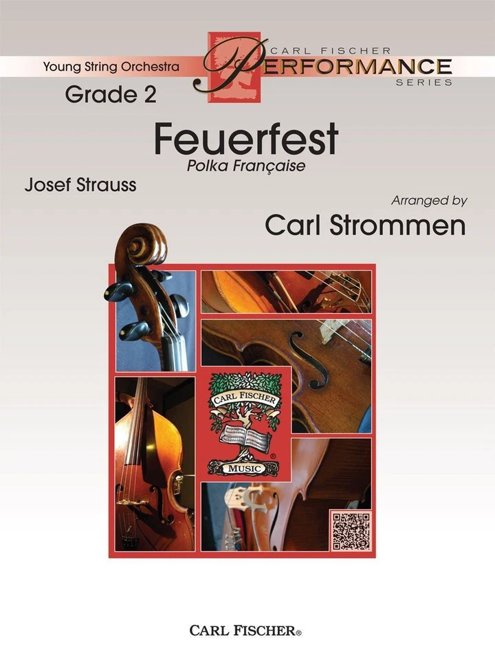 Feuerfest Score and parts string orchestra Strauß Polka Francaise Carl Fischer M - Image 1 of 1