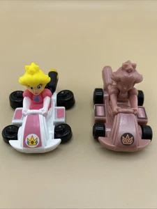 2 Nintendo Mario Kart Hot Wheels Cars Die-Cast Princess Peach - Picture 1 of 6