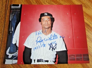 Roy White handsigniertes signed 8x10 Foto MLB Baseball New York Yankees - Bild 1 von 3