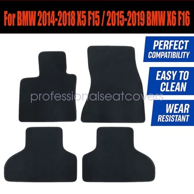 Alfombrillas alfombrillas para BMW X5 F15/X6 F16 2014 2015 2016 2017 2018 2019 terciopelo Foto 1 de 4
