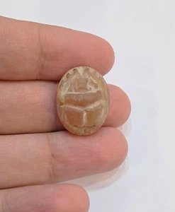 Seltenes ägyptisches antikes Karneol Achat Skarabäus Amulett zum Schutz v. Chr. Ägyptologie - Bild 1 von 2