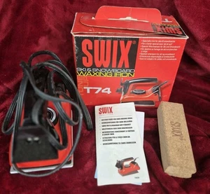 SWIX T74 Waxing Iron for Skis, Snowboards 110 V 400w + T22 Cork - Picture 1 of 6