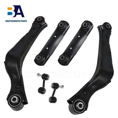 Brazos de control inferiores superiores traseros 6 piezas y eslabones de barra estabilizadora para Chevrolet Impala Malibu Foto 1 de 4