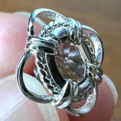 Peora Womens Stud Post Earrings Smoky Quarts and 925 Sterling Silver - Image 1 of 4