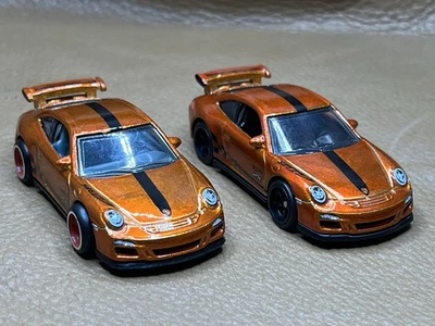 HW NFTH GARAJE PORSCHE 911 GT3 RS BASE METÁLICA SIN GIRAR Y BASE DE PLÁSTICO A MEDIDA RARA. Foto 1 de 4