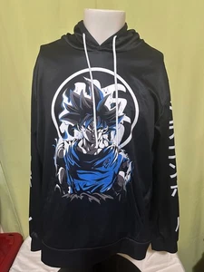 Super Saiyajin Gott Super Saiyajin Anime Herren schwarz Polyester Hoodie Größe Medium - Bild 1 von 4