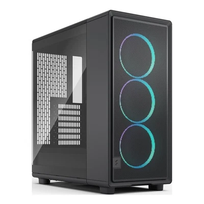 Fractal Design Case Midi Tower EPOCH NERO con Illuminazione RGB e Ventole - Immagine 1 di 4