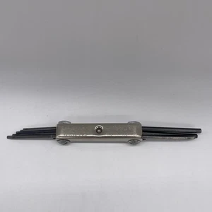 Vintage KLEIN Tools 8 Folding Hex Key Set .050in. - 5/32in. #68700 Made in USA - Picture 1 of 12