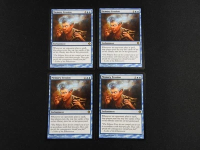 4x Memory Erosion LP [Shards of Alara] Mtg Magic Free Tracking! - Image 1 of 2