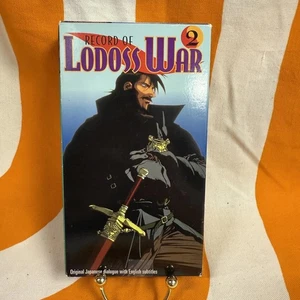 Record of Lodoss War Volume 2 VHS Tape Anime Classic English Subtitles - Picture 1 of 5
