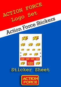 Action Force AF Sticker Set for Custom Vintage Replacement Stickers Diorama - Picture 1 of 6