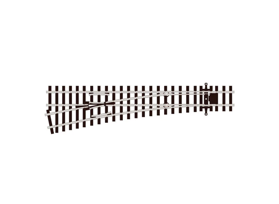 Peco SL-U1552 HON3 Code 70 Medium Radius Left Hand 2-Way Switch Turnout - Image 1 of 1