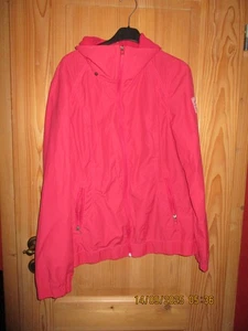 Windjacke Übergang Gr.: M 40 42 wenig getragen innen gestreift aussen rot cool!! - Bild 1 von 10