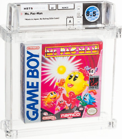 WATA POP 1 HIGHER 8.5 A SEALED Ms. Pac-Man NOT CGC NOT VGA (Nintendo Game Boy)