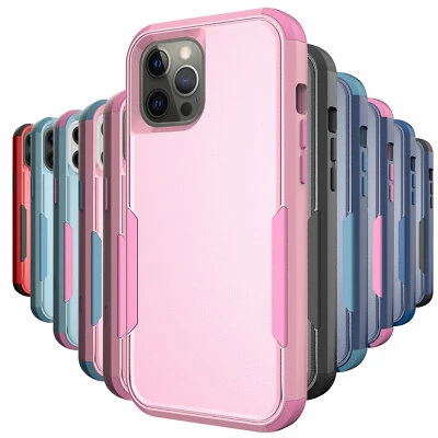 Phone Case Heavy Duty Shockproof Cover For iPhone 14 13 12 Pro Max 11 XS MAX - Image 1 of 4