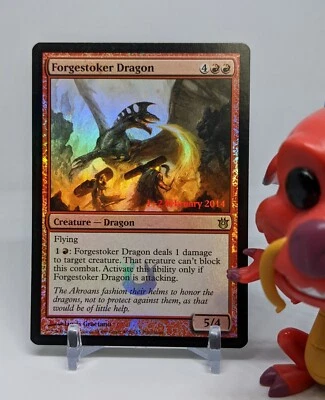 Forgestoker Dragon ✨Foil NM✨ Prerelease Born of the Gods Magic The Gathering MTG - Image 1 of 3
