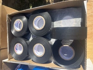 "Cinta de hockey calcetín de vinilo 36 rollos de 0,94"" de 27yds marca Cantech negra" - Imagen 1 de 3