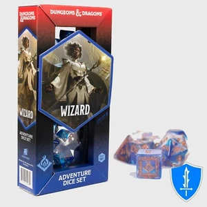 Wizard Class Würfel - 16er Set blau - Sirius Würfel D&D RPG - Bild 1 von 3