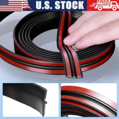 Sello de goma de 13 pies tira contra el clima borde del parabrisas cubierta moldeada para automóvil SUV﻿ Foto 1 de 4