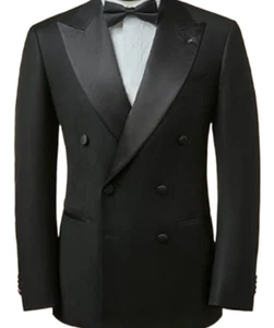 Black Tuxedo blazer for men Black Men's Suit Formal Business Party Prom jacket - Picture 1 of 4