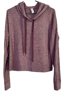 Sudadera con Capucha Pullover Marika Mujer Púrpura Talla XL Recortada Elastizada Atlética Yoga Foto 1 de 4