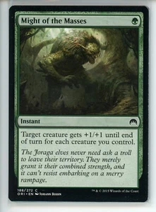 MIGHT OF THE MASSES Magic Origins #188 ORI(NM)(MTG) - Picture 1 of 1
