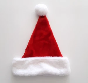 Feliz Brite Peluche Rojo Navidad Vacaciones Papá Noel Sombrero Adulto Talla S - Imagen 1 de 7