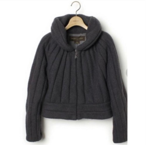 LOUIS VUITTON（LV） Louis Vuitton giacca bluson lana grigio scuro taglia M autentica