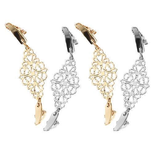 VETEMENTS 4 Pezzi Clip per Abbigliamento Retrò Mantello Spille Chiusure e Chiusure per Cappotto