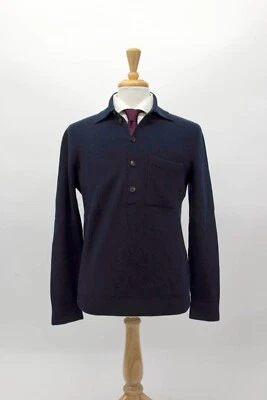NWT $3995 Brunello Cucinelli Men 100% Cashmere Knit W/Logo Buttons 50/ 40US A252 - Image 1 of 4