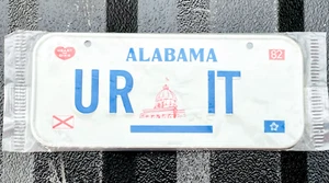 1982 ALABAMA Bicicleta Placa de Metal UR IT Todavía NUEVA SELLADA EN PLÁSTICO Bicicleta - Imagen 1 de 2