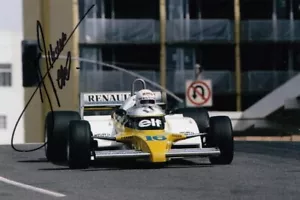 Autógrafo de Rene Arnoux firmada a mano 6x4 F1 Renault Fórmula 1 - Imagen 1 de 1