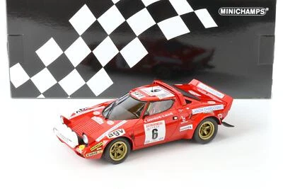 1:18 Minichamps Lancia Stratos Darniche/Mahe #6 Winner Tour De Corse 1975 - Image 1 of 4