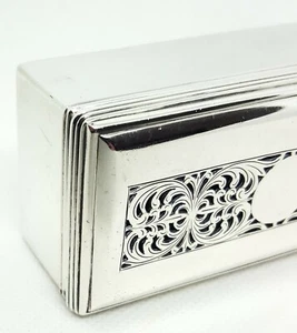 Tolle George 111 Sterling Silber Schatulle mit Punzen für London 1780  - Bild 1 von 10