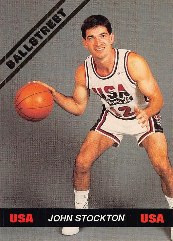 1992 Ballstreet Magazine Odd-Ball '92 Olympics John Stockton Team USA NM/MT - Image 1 of 2