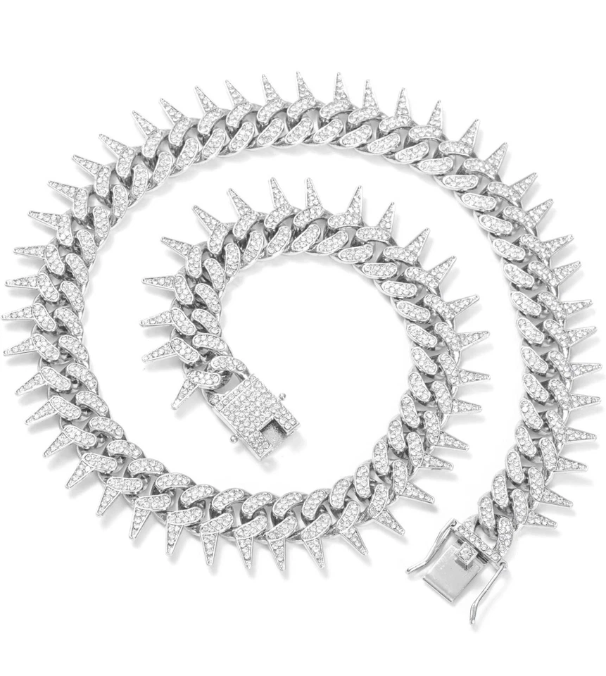 Espinas de cadena Iced Out para hombre | Iced Out Luxury Foto 1 de 4