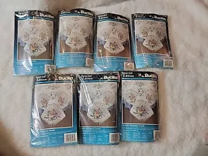 7x NEW Bucilla Special Edition Quilt Blocks Needlework Kit Victorian Fan #63166 - Picture 1 of 8